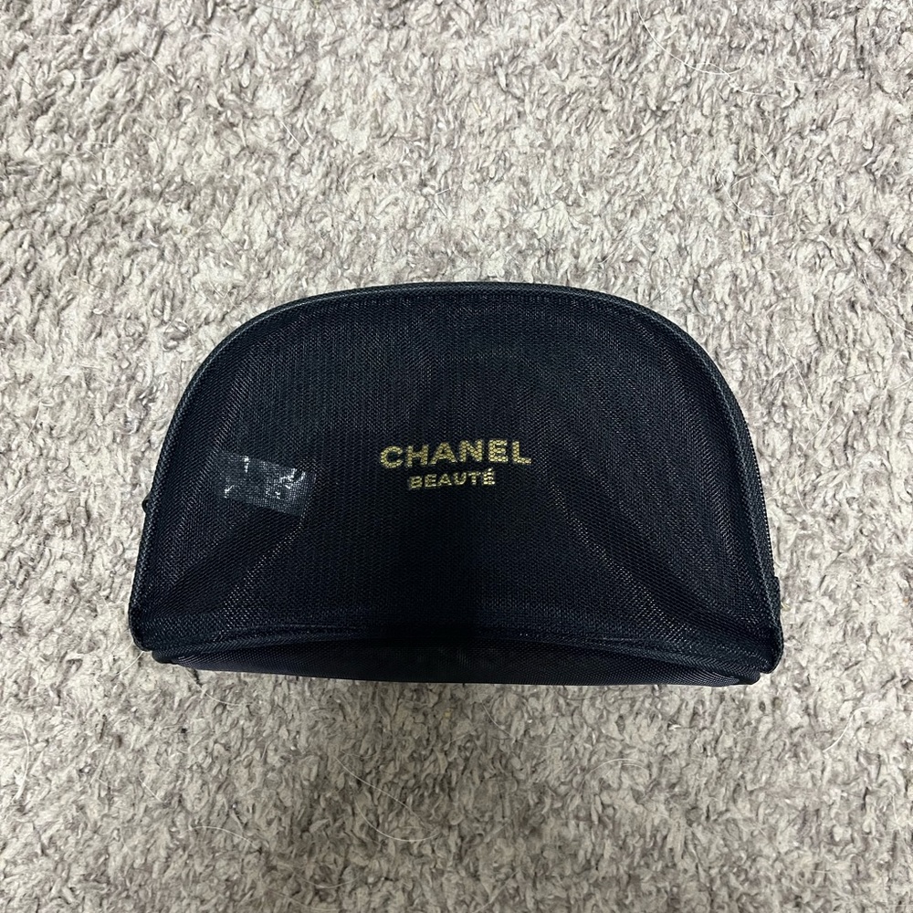 Chanel Black Cosmetic Bag